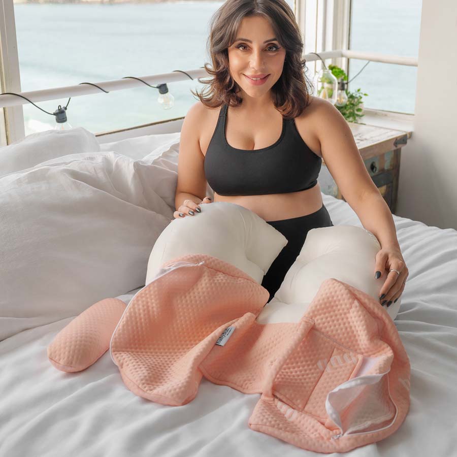 #color_peach #bubs_maternity_pillow